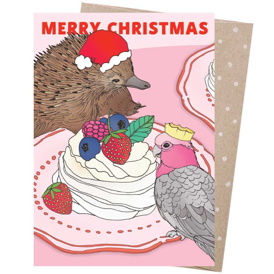 Earth Greetings Christmas Card - Christmas Dessert