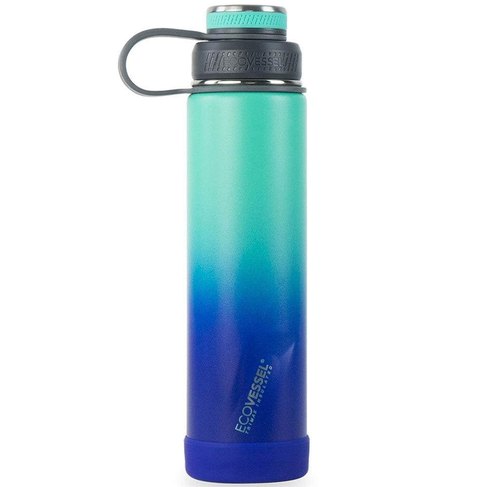 EcoVessel Boulder Triple Insulated Bottle 709ml Galactic Ocean