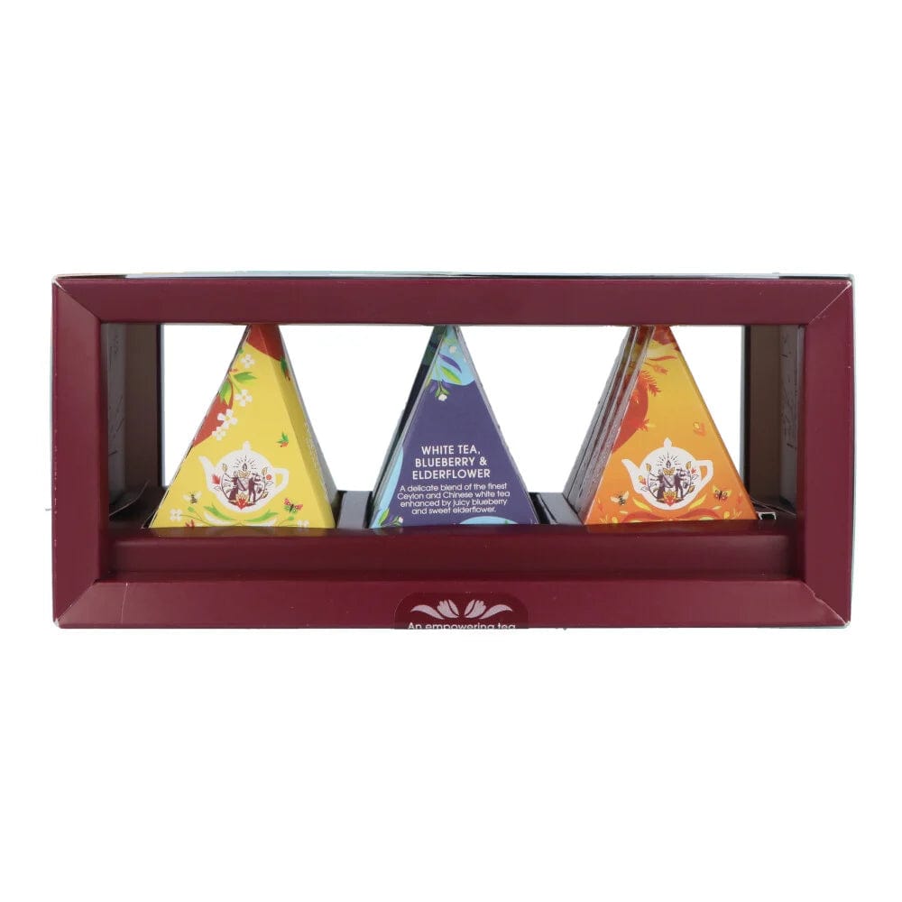 English Tea Shop Gift Pack Wellness Prism Collection 12 Pyramid Tea Bags