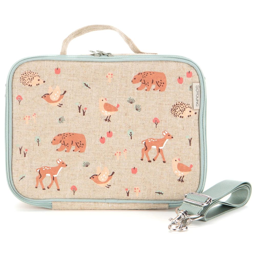 SoYoung Raw Linen Insulated Lunch Box