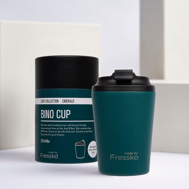 Fressko Reusable Cup Bino 8oz Emerald