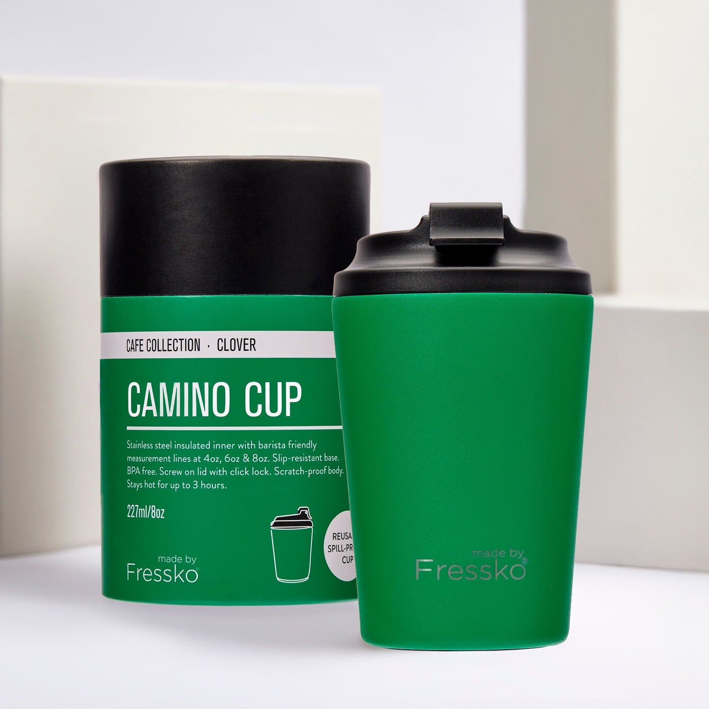 Fressko Reusable Cup Camino 12oz Clover