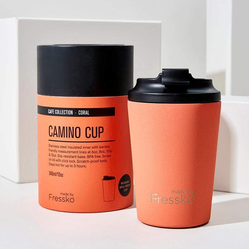 Fressko Reusable Cup Camino 12oz Coral