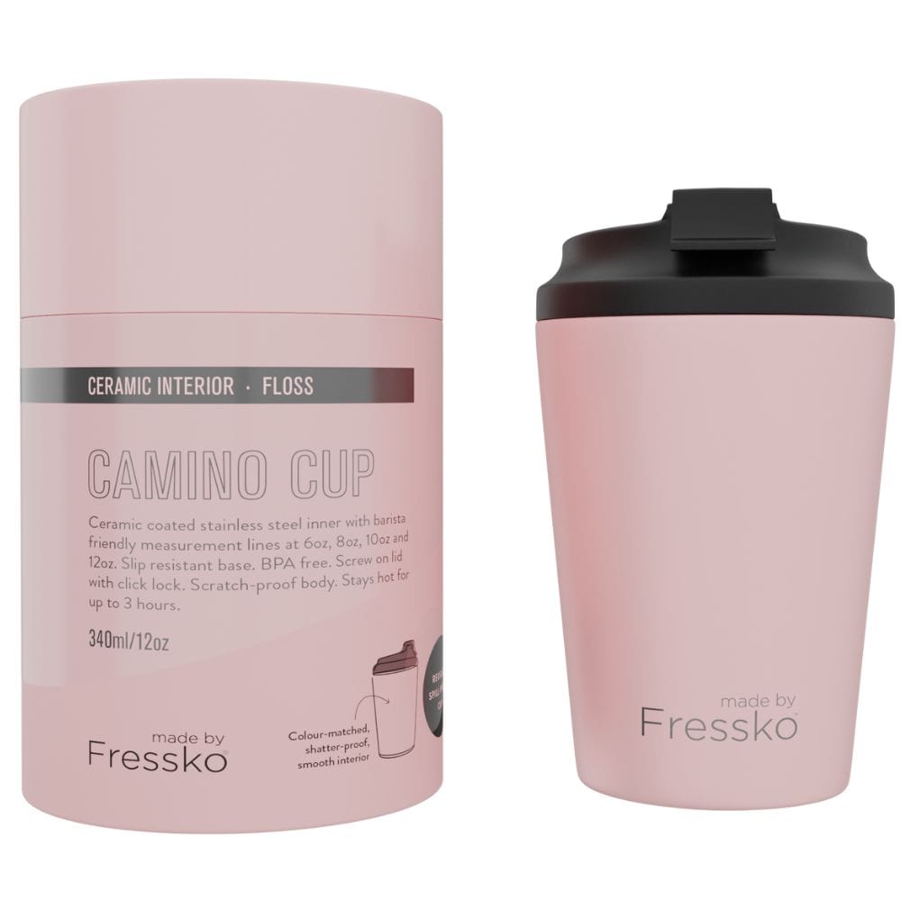 Fressko Reusable Cup CERAMIC LINED 12oz