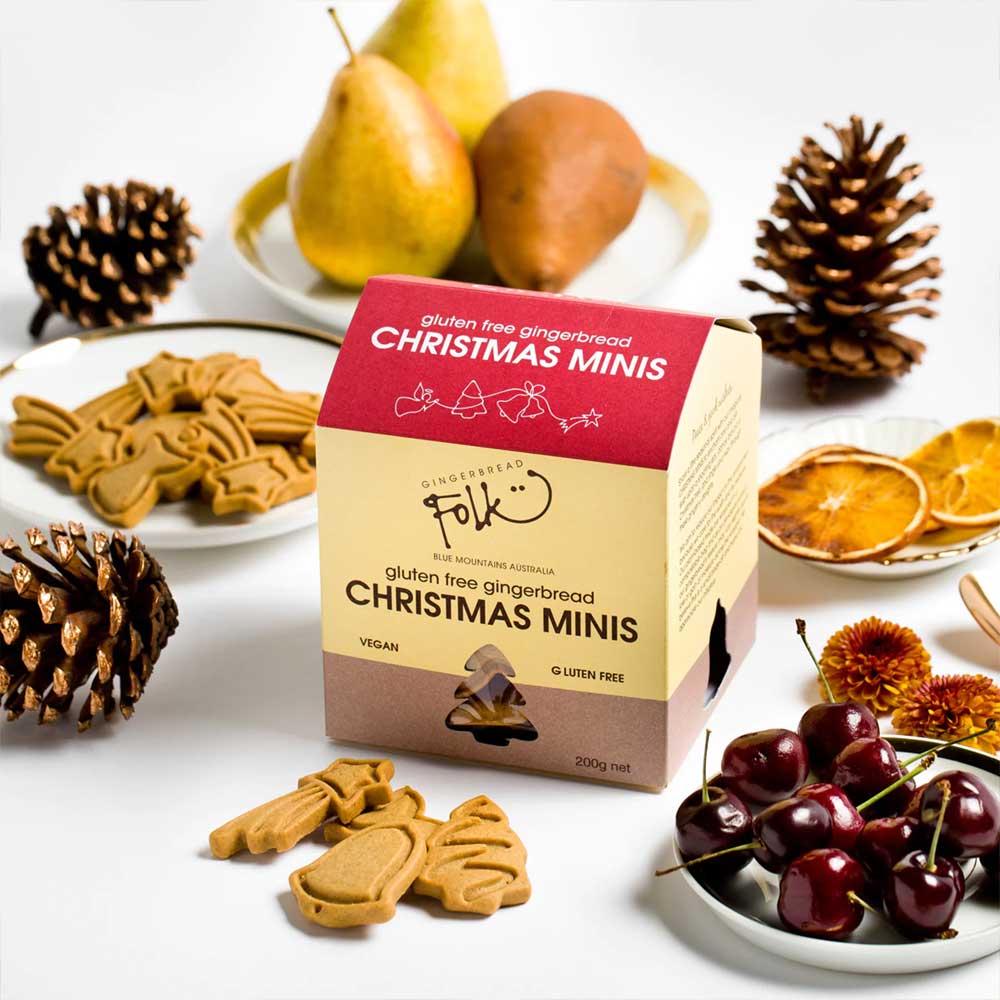 Gingerbread Folk Gluten Free Christmas Minis 200g