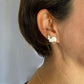 Good Do Good Horizontal Stud Earrings - Pearls of Wisdom