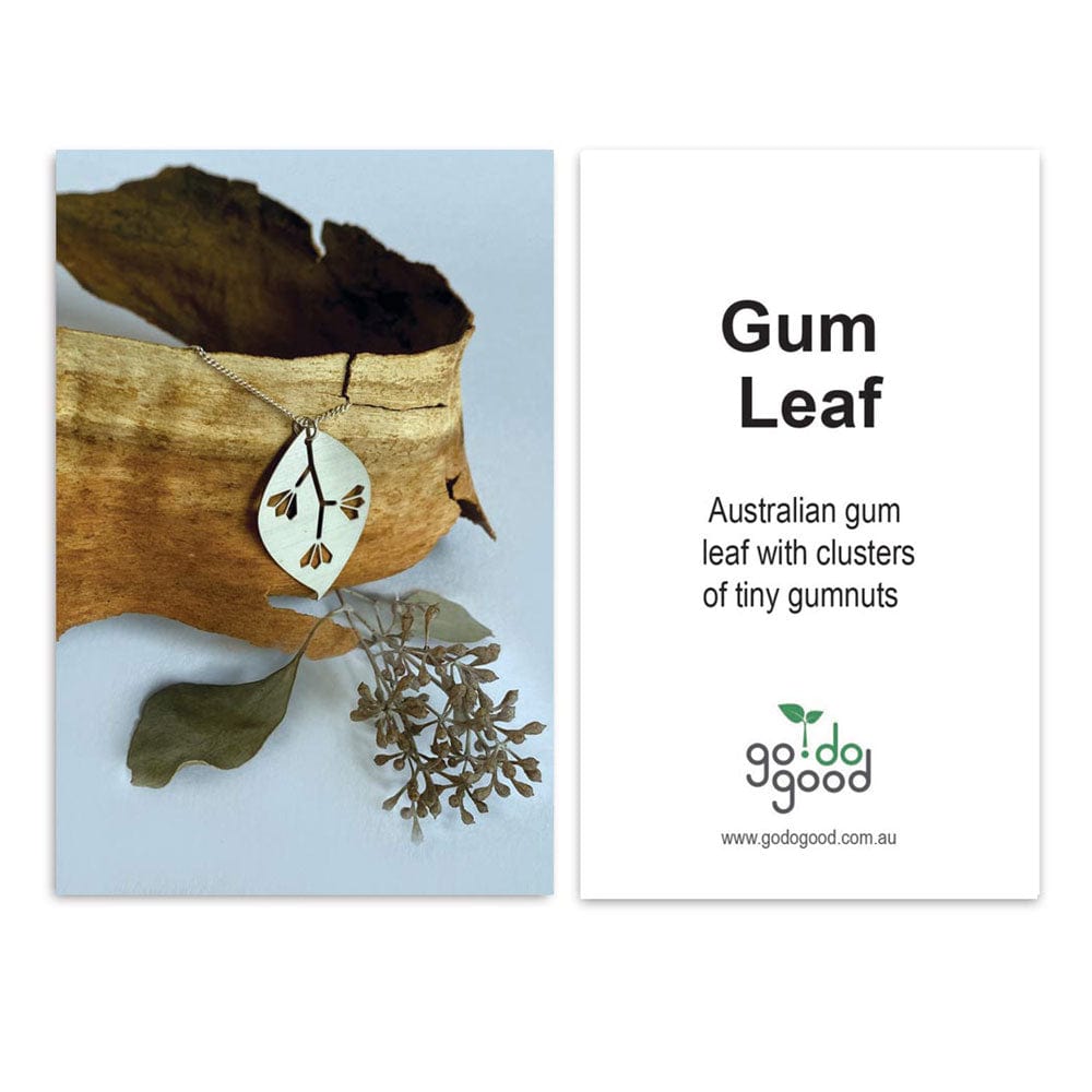 Good Do Good Stud Earrings - Gum Leaf