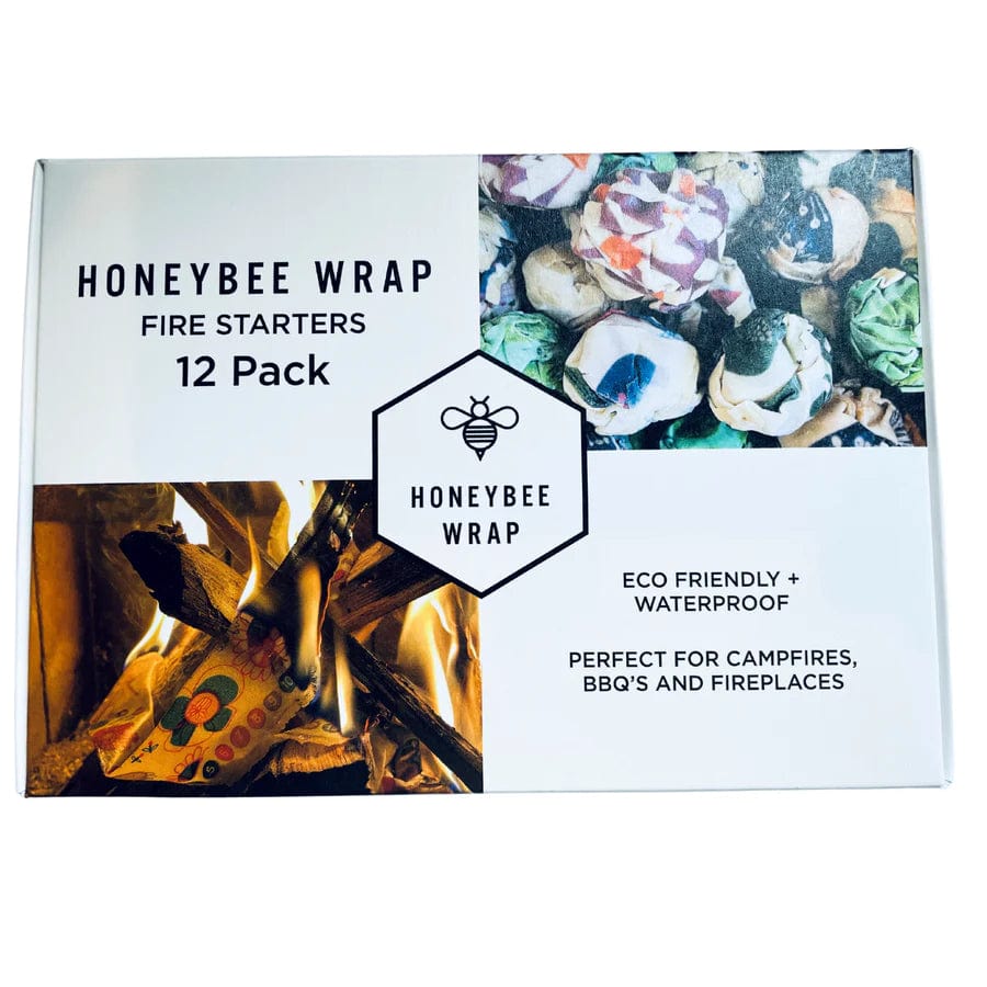 Honeybee Beeswax Fire Starters 12 Pack