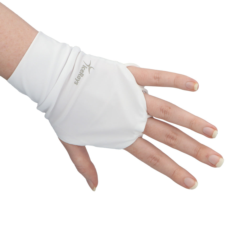 IceRays UV Protective Hand Cover - White (1 pair)