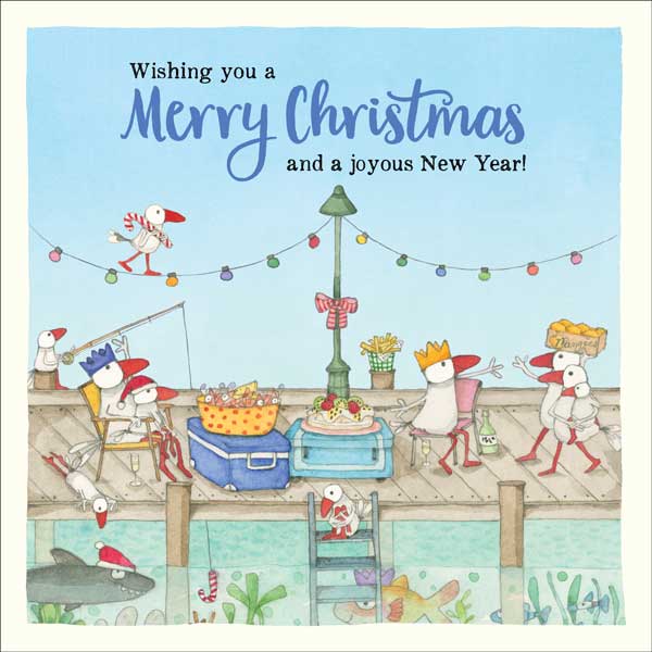 Kate Knapp Christmas Card Set - Happy Christmas