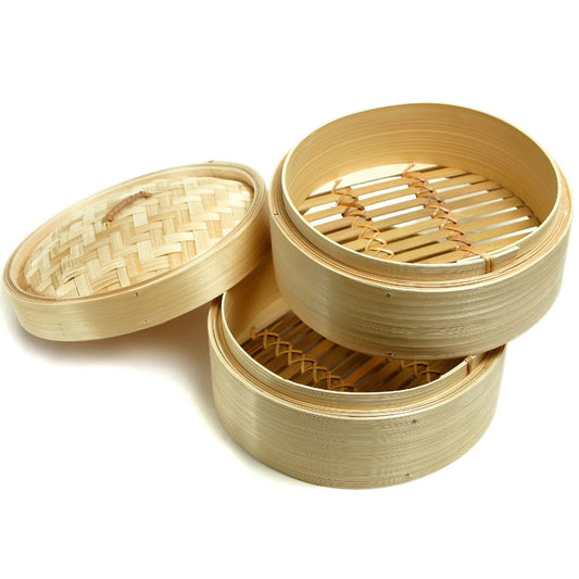 Ken Hom Bamboo Steamer 2 Tier - 20cm