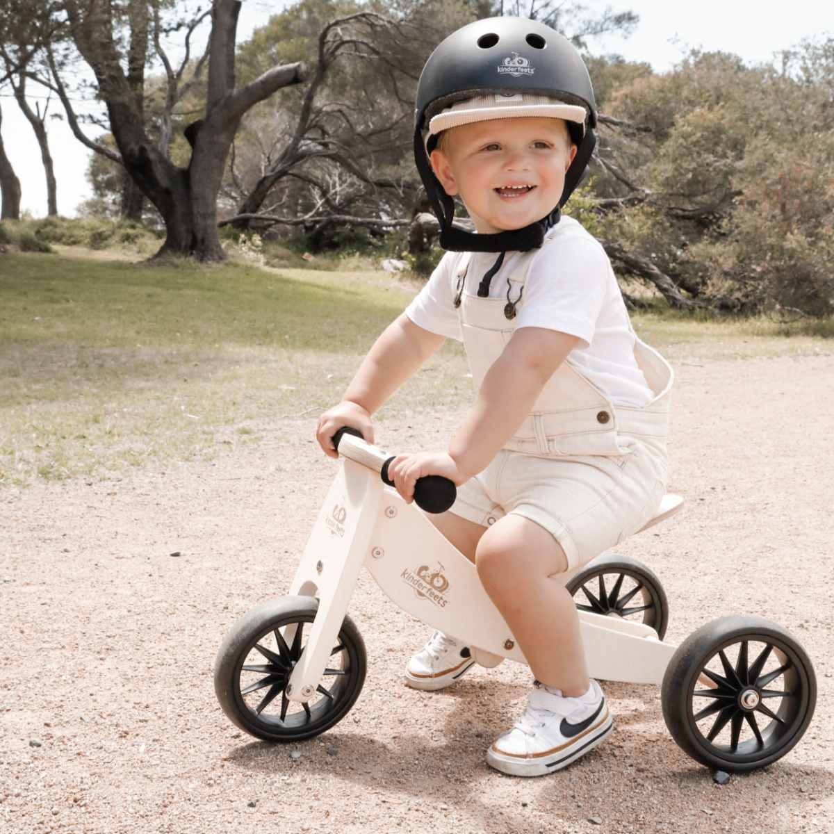 Kinderfeets 2-in-1 Tiny Tot Trike - Cream