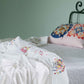 Lazybones Organic Cotton Embroidered Top Sheet - Homespun