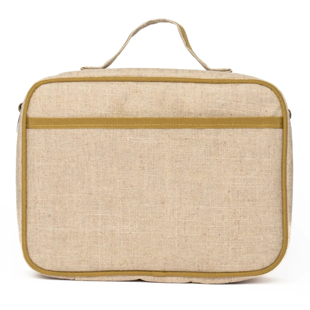 SoYoung Raw Linen Insulated Lunch Box