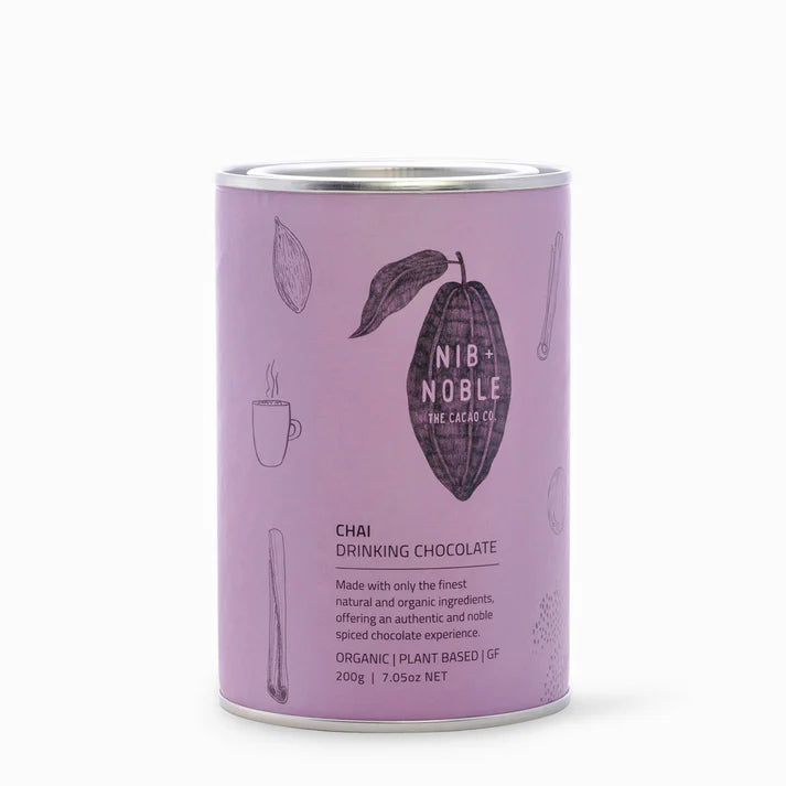 Nib + Noble Organic Chai Drinking Chocolate 200g