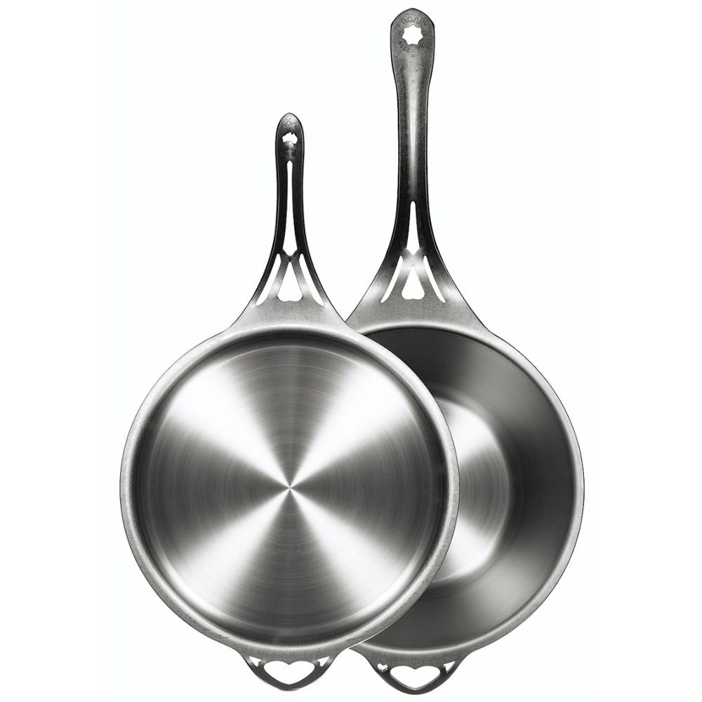 Solidteknics Nöni Stainless Steel 4.5L Saucepan + 27cm Skillet Lid Set