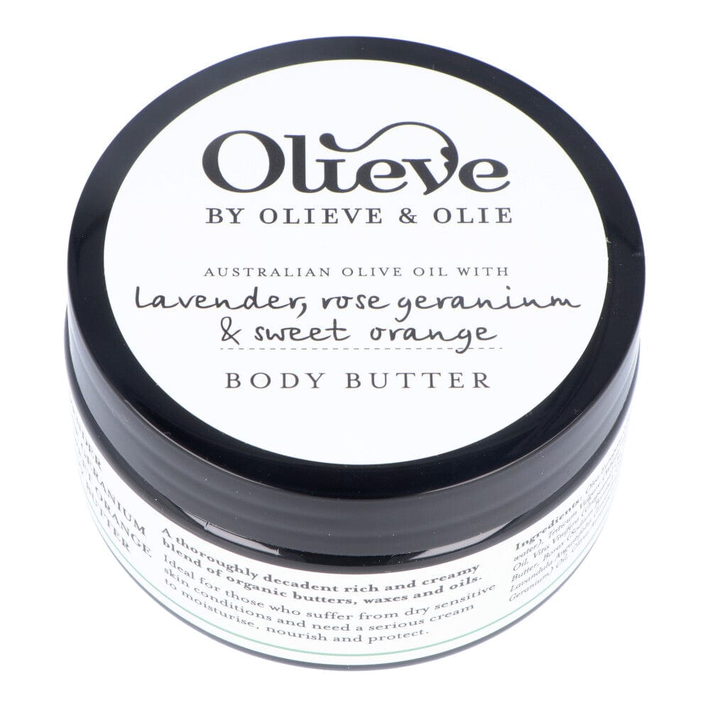 Olieve Body Butter - Lavender, Rose Geranium & Sweet Orange 250ml