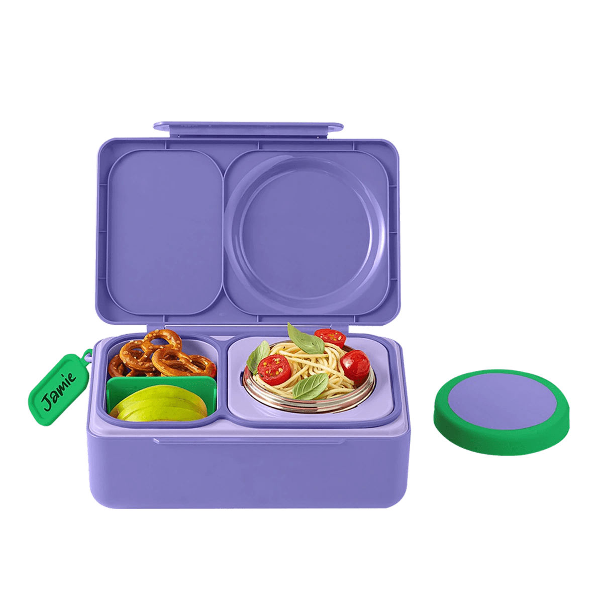 Omie OmieBoxUP Hot & Cold Bento Box Galaxy Purple