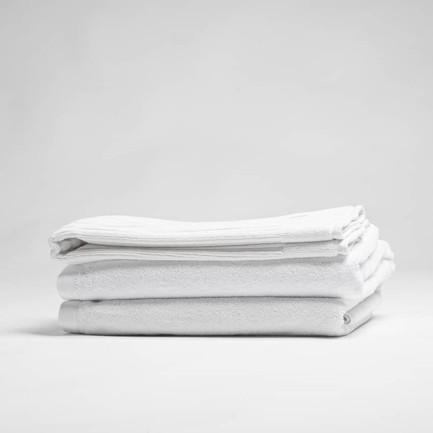 Organic Cotton Bath Sheets - White SPA Bath Sheets / White