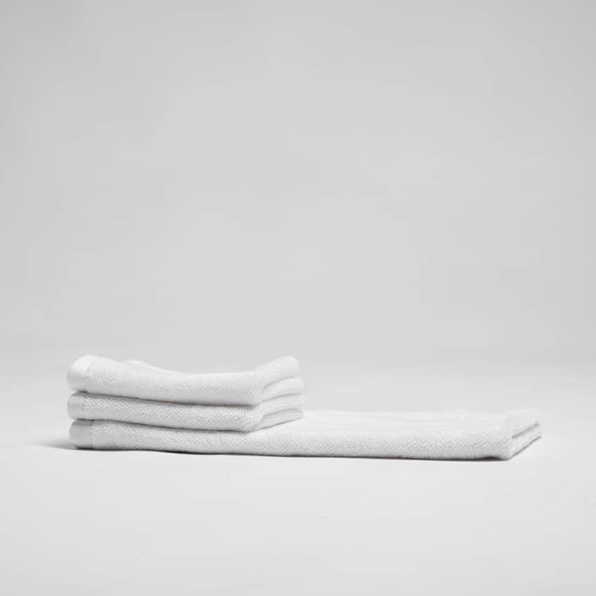 Organic Cotton Bath Towels - White SPA Bath Towel / White