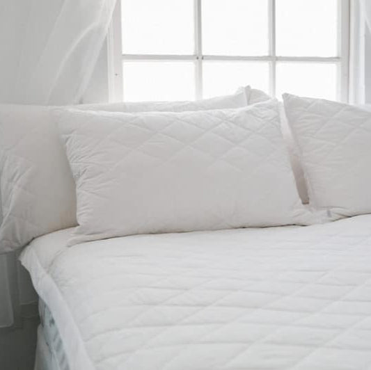 Organic Cotton Quilted Mattress Protectors