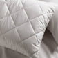 Organic Cotton Quilted Pillow Protector Pairs