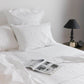 Organic Cotton White Sheet - Separates King Single / Flat Sheet / White