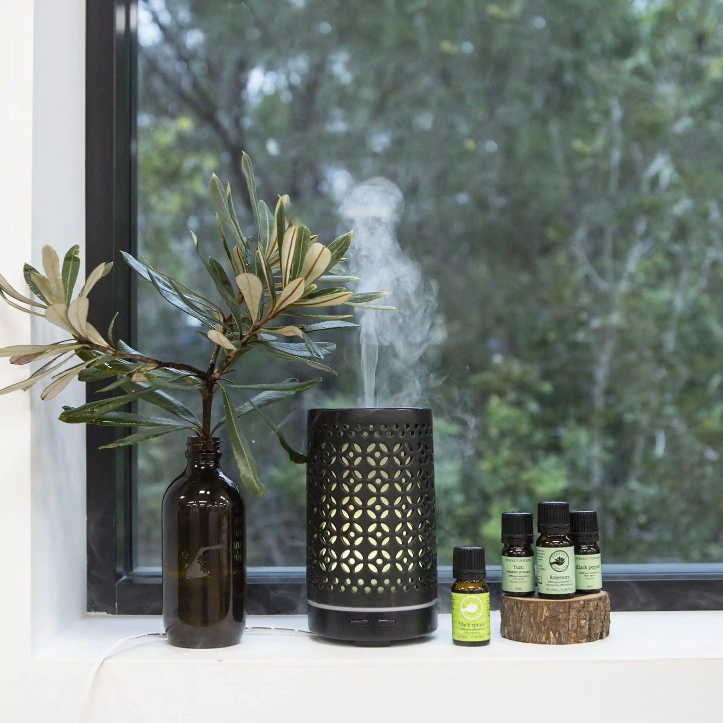 Perfect Potion Ceramic Ultrasonic Diffuser - Black Gohan