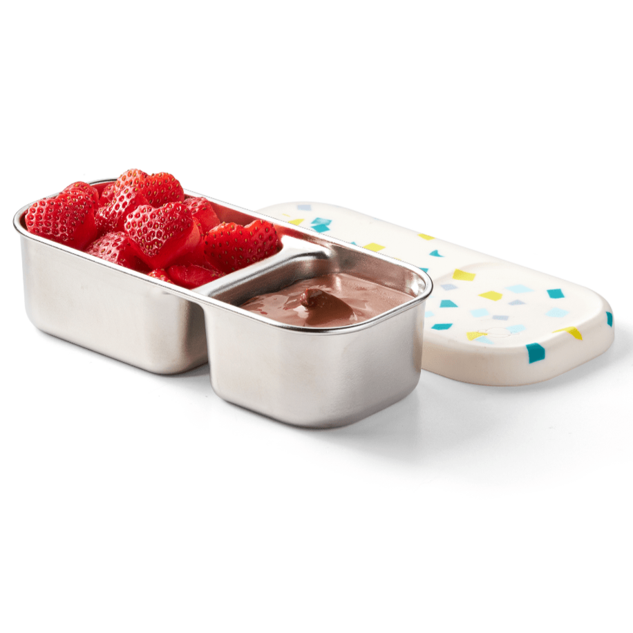 Planetbox Day Tripper Snack Container White Sand Terrazzo