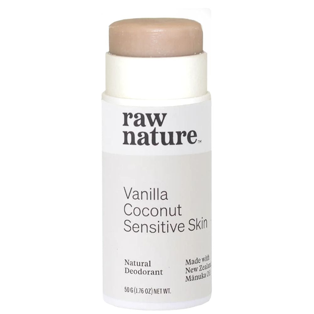 Raw Nature Deodorant 50g - Vanilla & Coconut Sensitive Skin