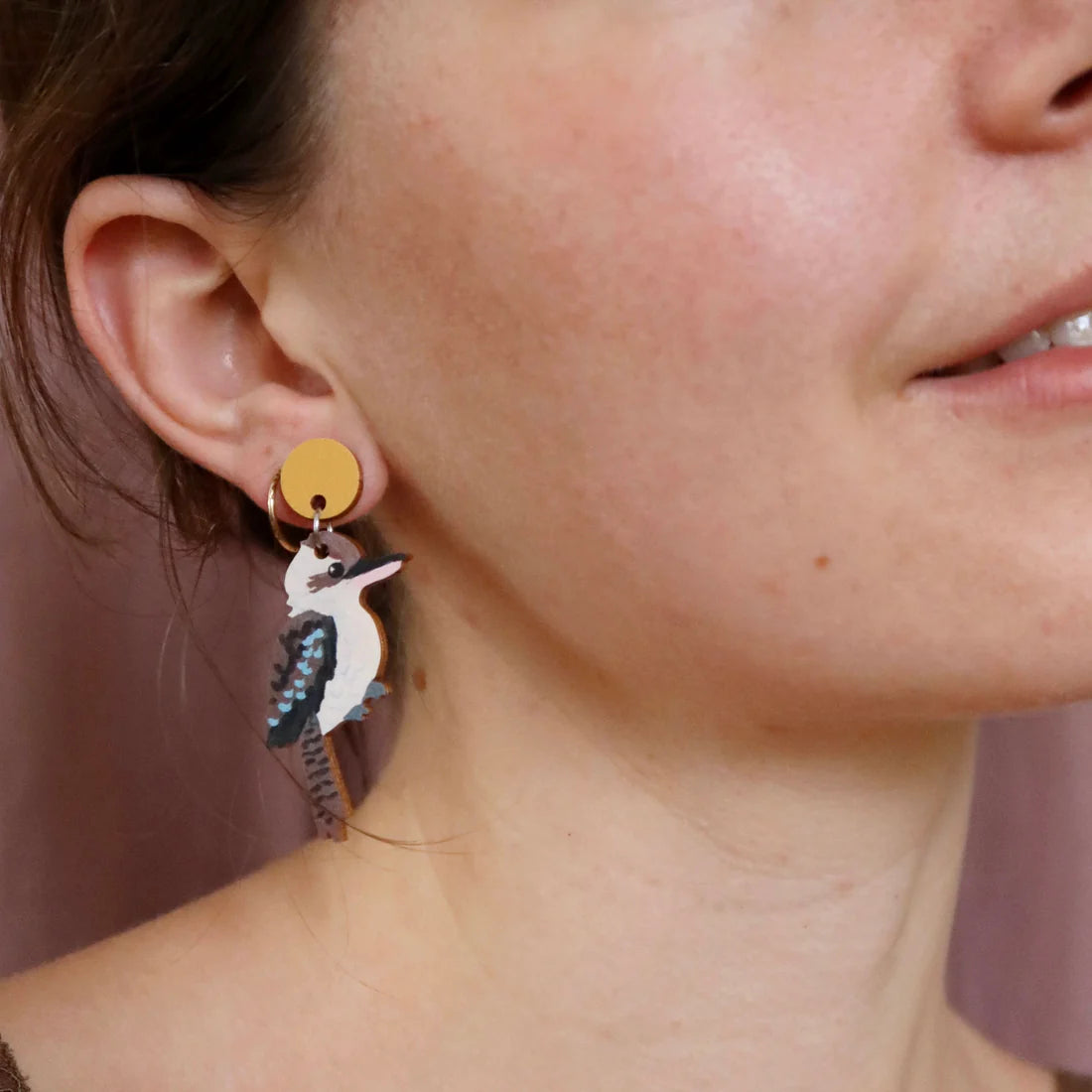 Pixie Nut and Co Kookaburra Earrings