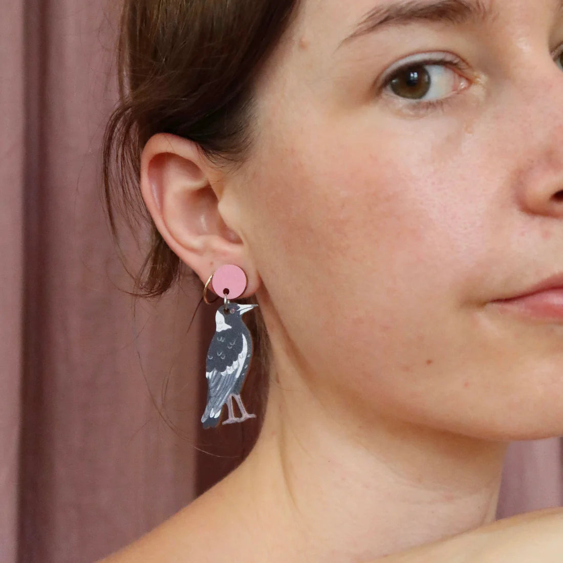 Pixie Nut and Co Magpie Earrings