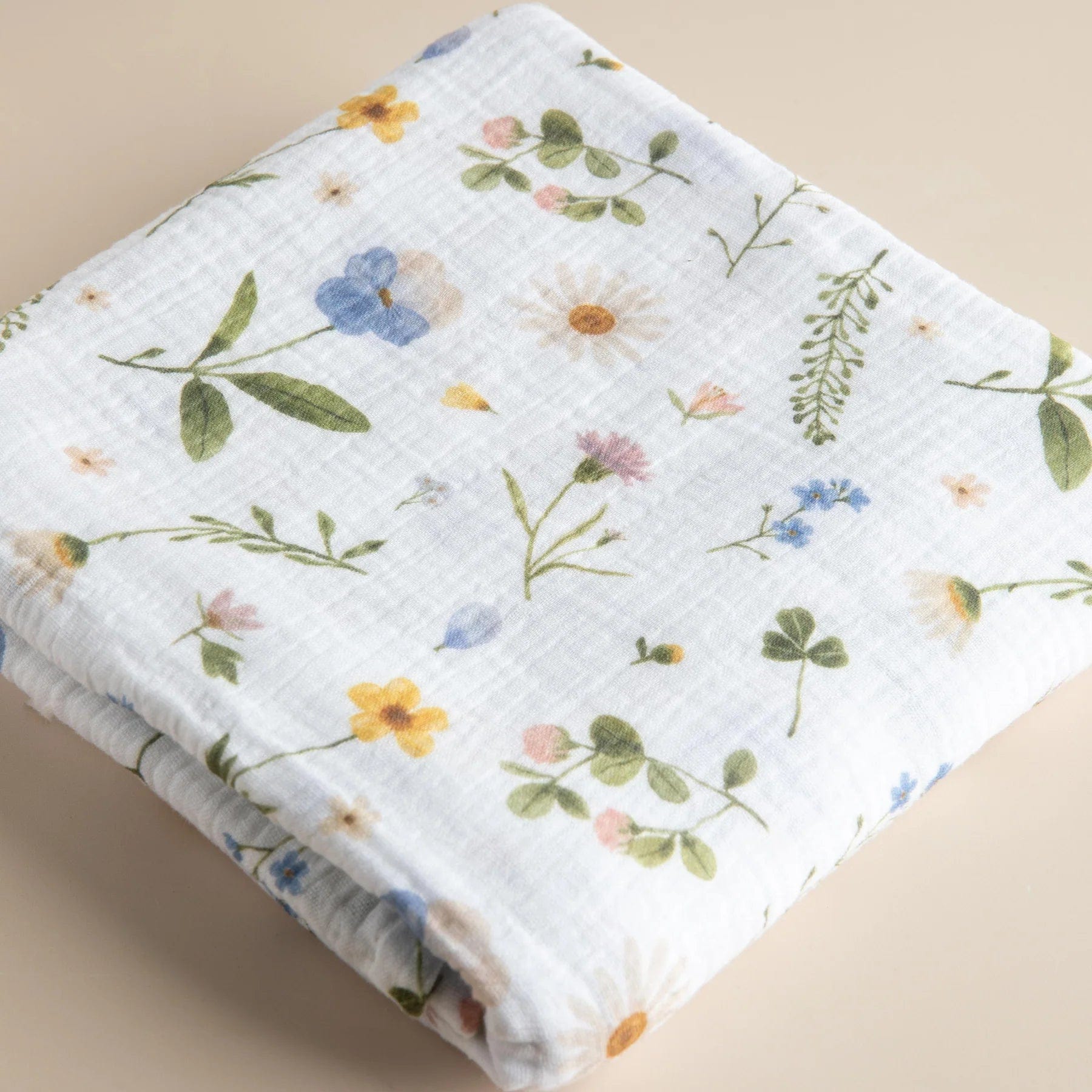 Snug as a Bub & Co. Organic Swaddle - Pressed flowers