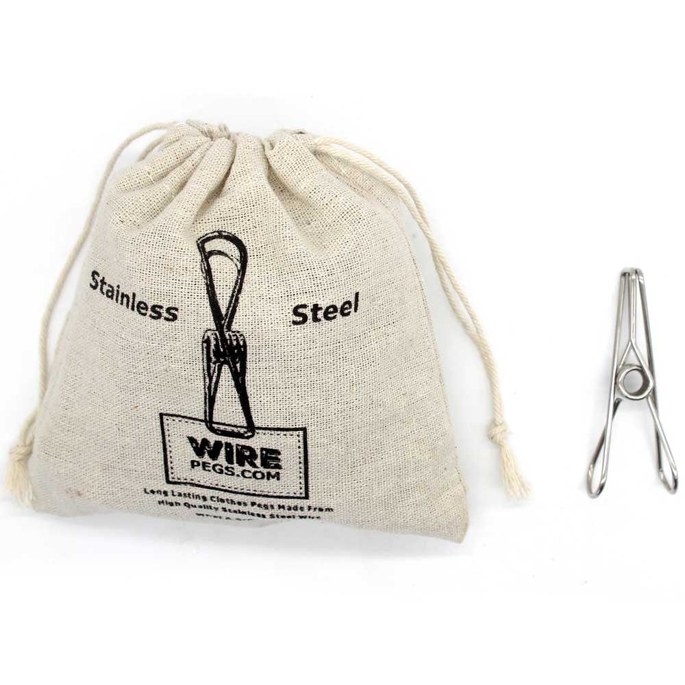 Stainless Steel Wire Pegs Grade 316 - Windy Conditions (30 Pegs)