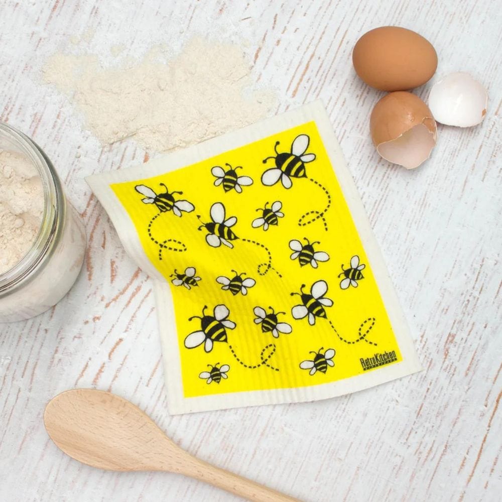 Swedish Dish Sponge Cloth - Bees