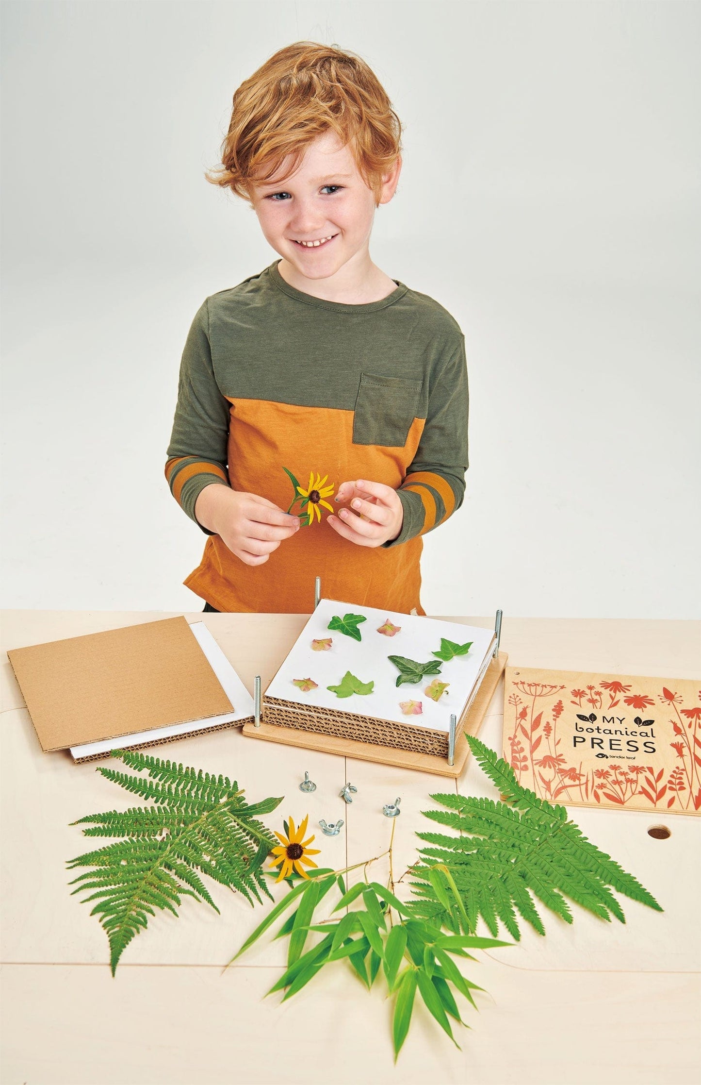 Tender Leaf Toys My Botanical Flower Press