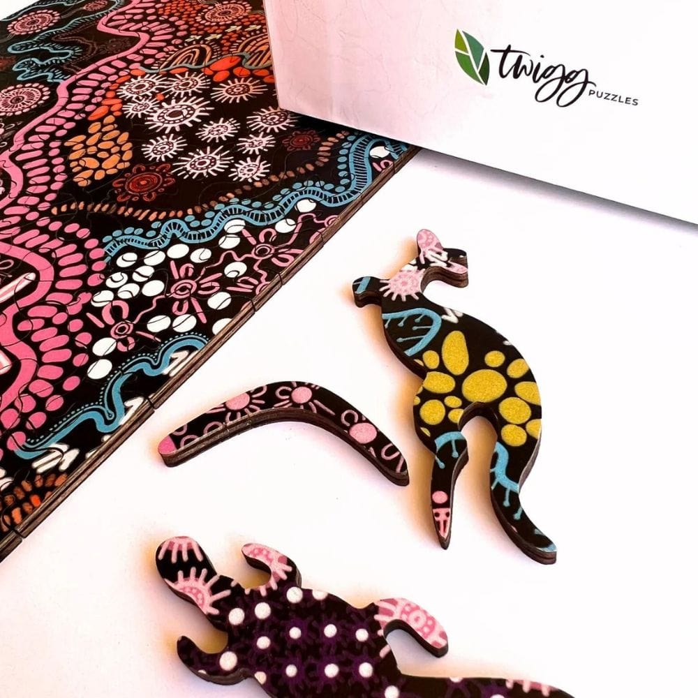 Twigg Wooden Jigsaw Puzzle Bunya - Leah Cummins - 172 Piece