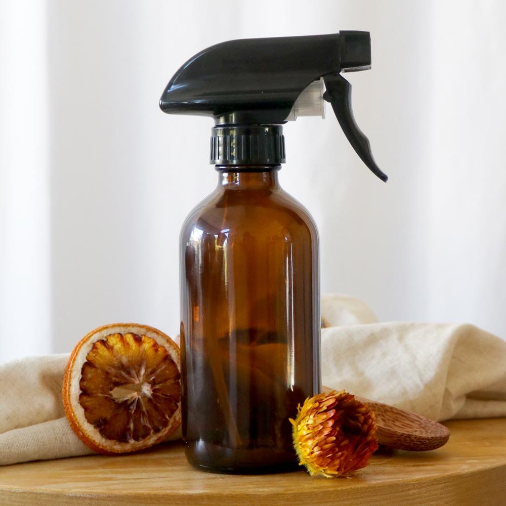 Amber Glass Trigger Spray Bottle 250ml