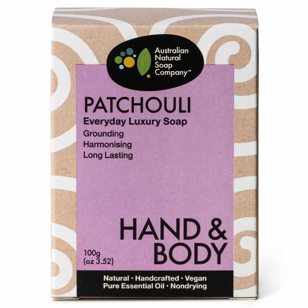 Australian Natural Soap Company Hand & Body Soap Bar - Patchouli