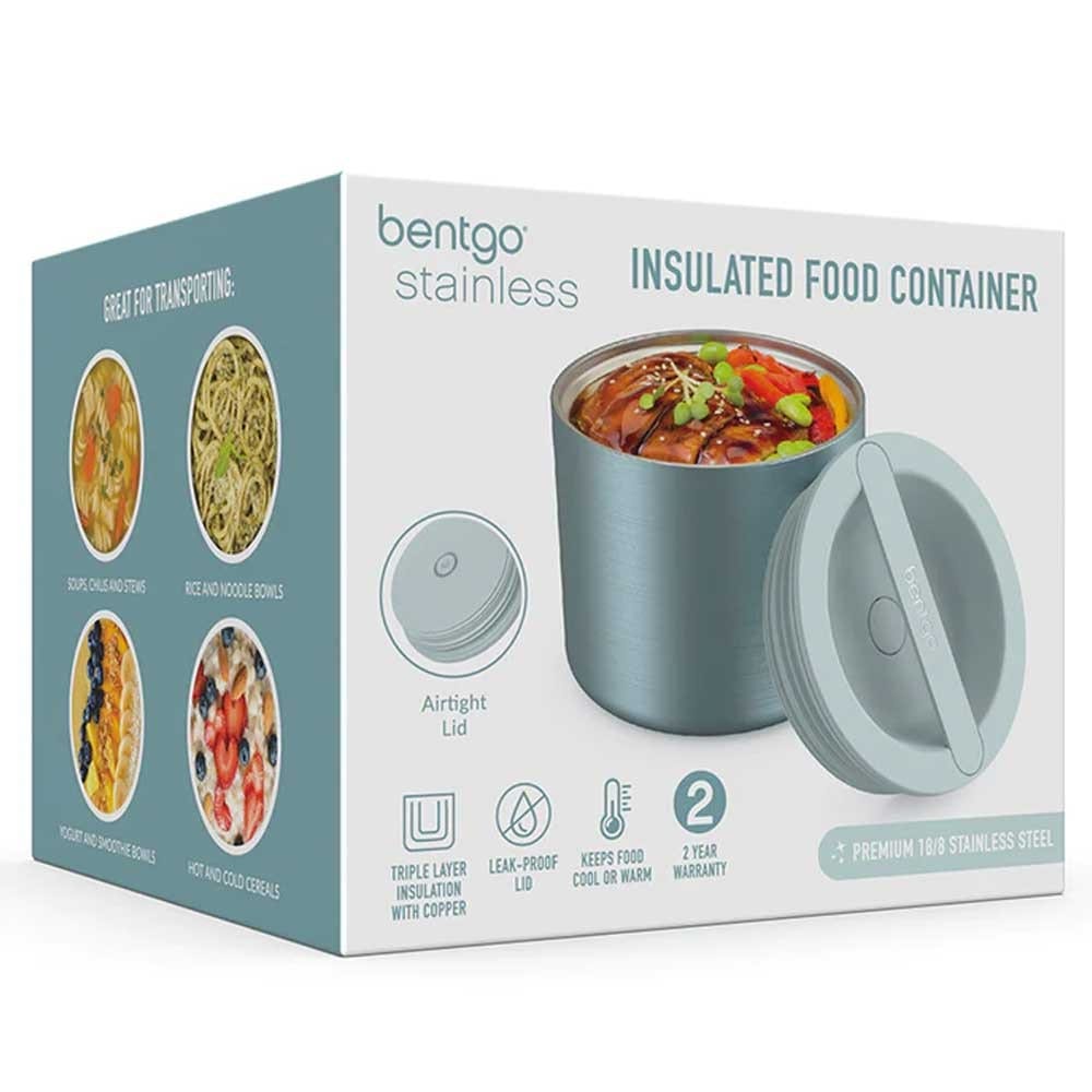 Buy Bentgo Microwavable Stainless Steel Leak-proof Lunch Box 1200ml Aqua –  Biome New Zealand Online