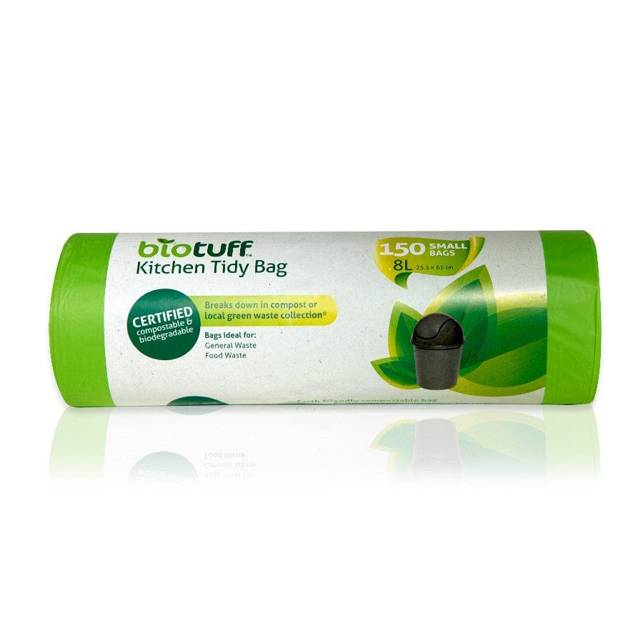 Biotuff Compostable 8L Liner - 150 bags