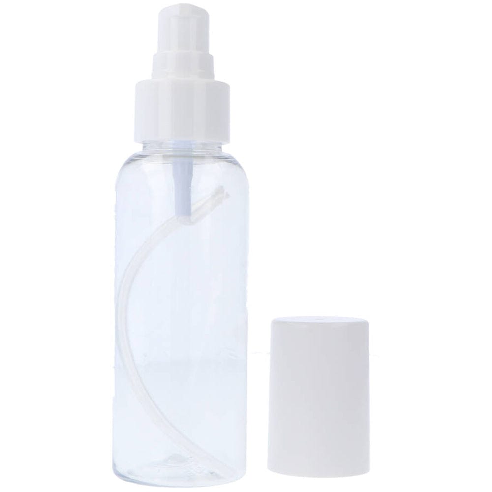 Clear PET Plastic Travel Size Bottle 100ml Serum Pump Lid