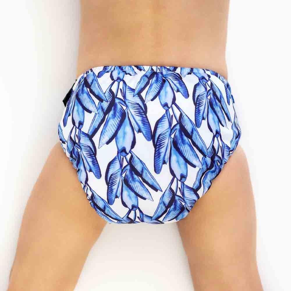 Designer Bums Art Pop AI2 Modern Cloth Nappy - Blue Tropics