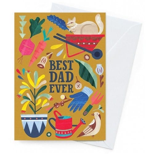 Earth Greetings Father's Day Card - Best Dad Gardener