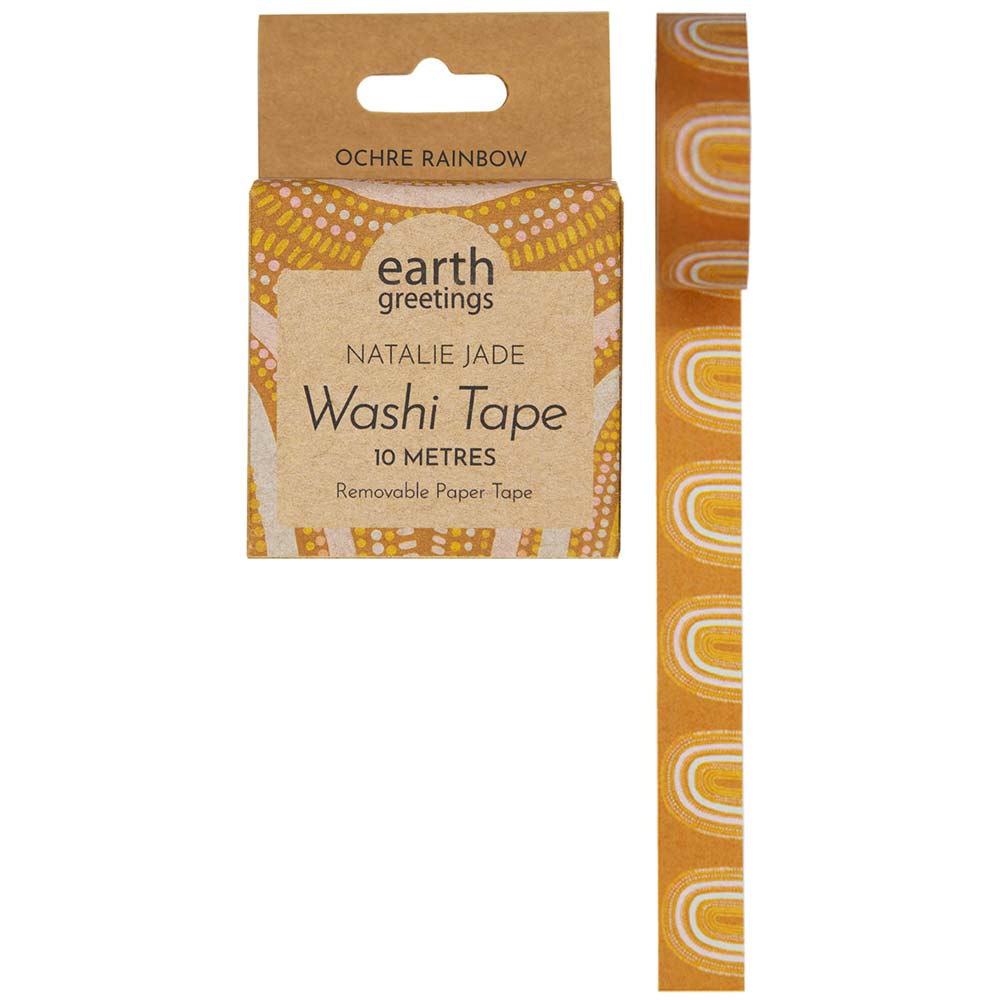 Earth Greetings Washi Tape - Ochre Rainbow