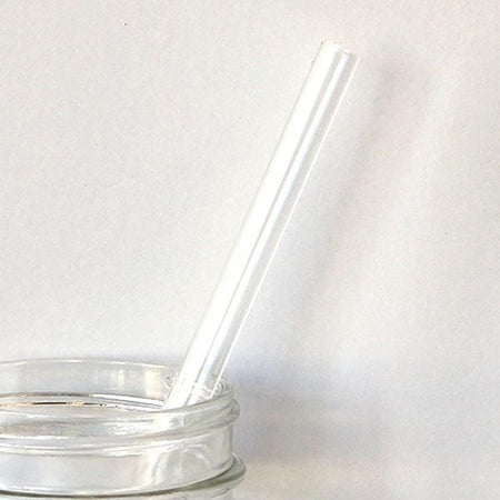 Clear Wide Straight Glass Straws