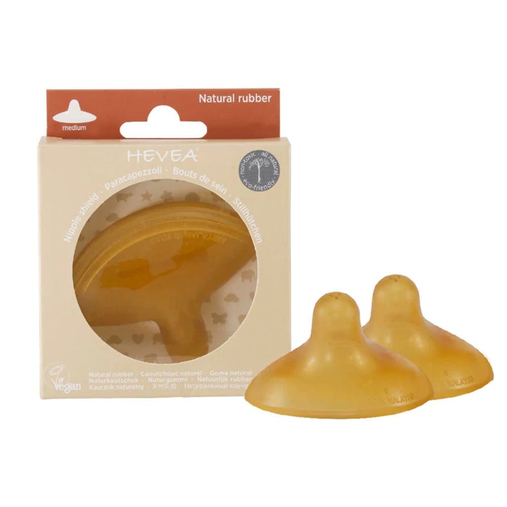 Hevea Natural Rubber Nipple Shield 2pk - Medium