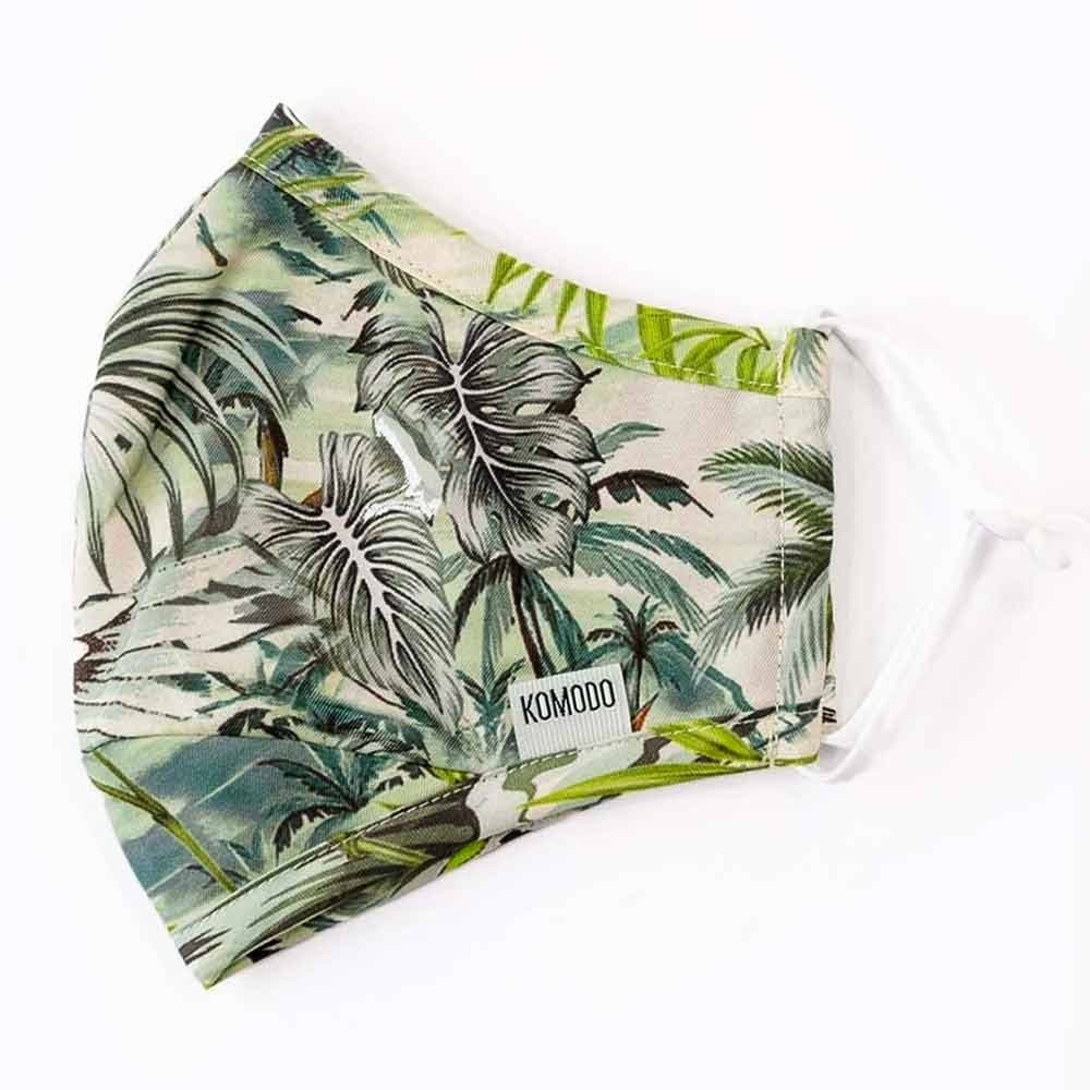 Komodo Reusable Face Mask -  Bali Tropic Green