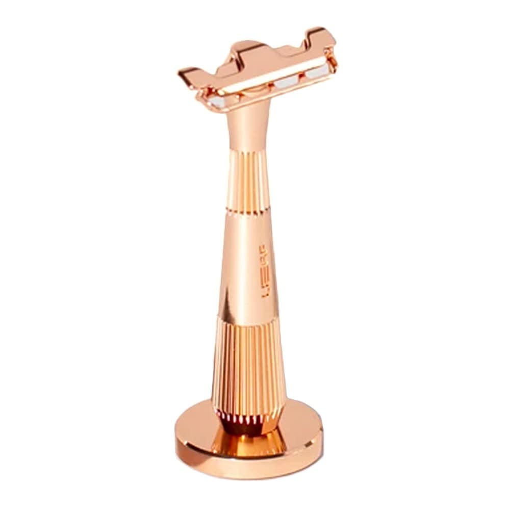 Leaf Shave Twig Razor Stand - Rose Gold