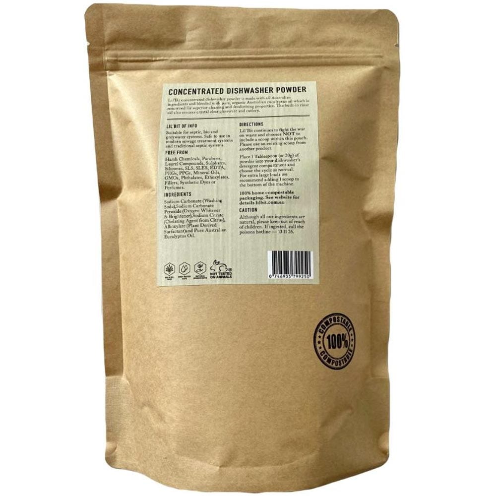 Lil Bit Dishwasher Powder Eucalyptuus 1kg